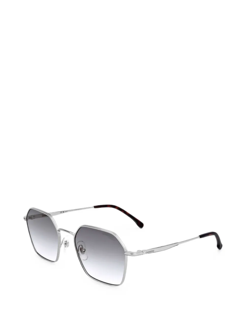 Carrera 几何形镜框太阳眼镜 | 银色 | Image 1