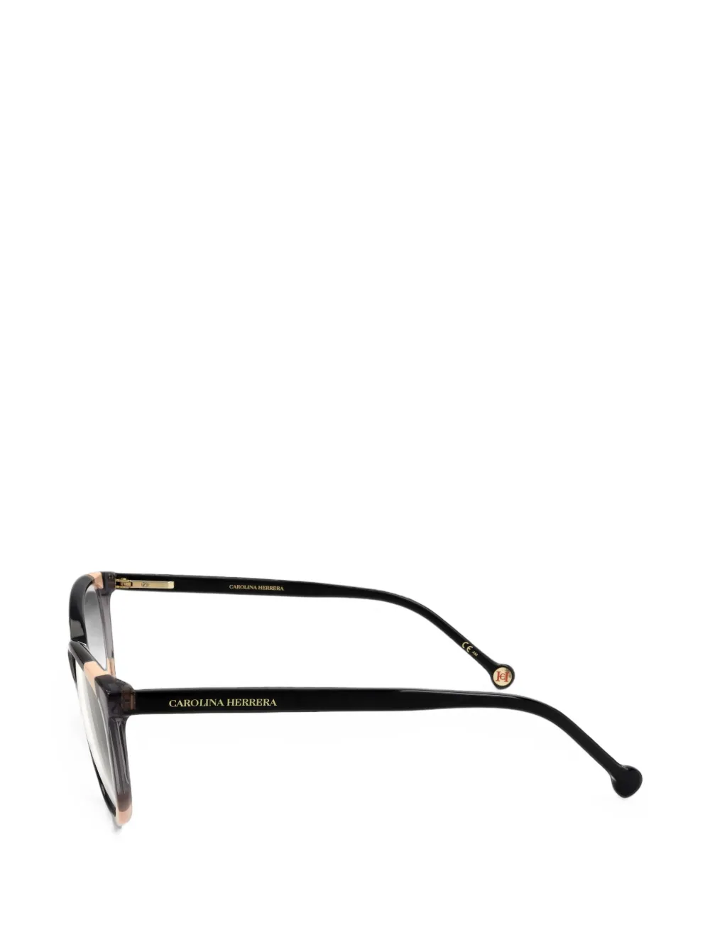 Carolina Herrera Bril met cat-eye montuur Zwart