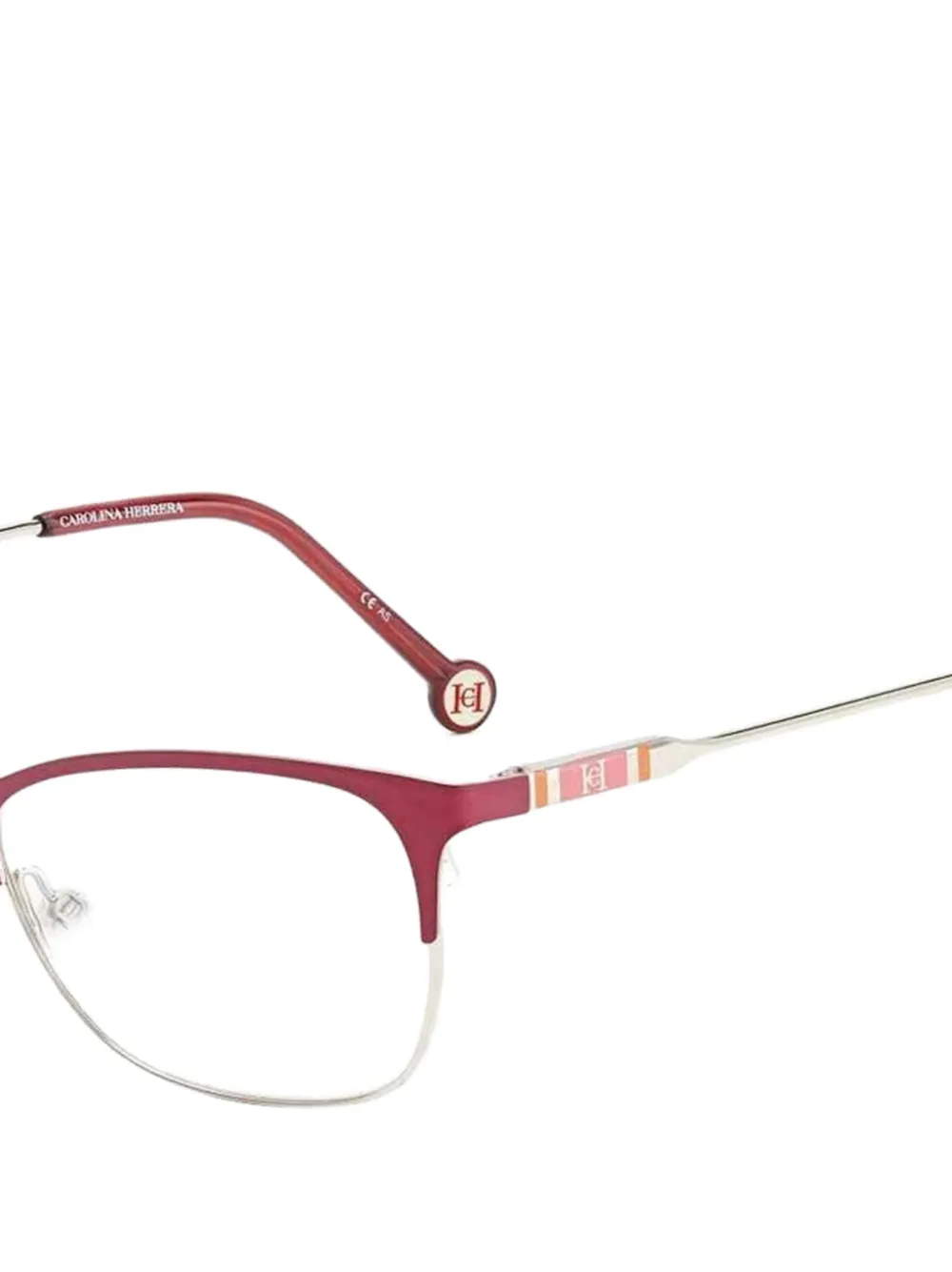Carolina Herrera Bril met cat-eye montuur Rood