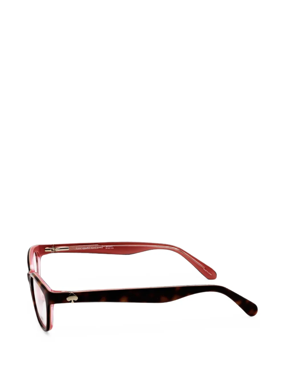 Kate Spade Brylie bril met schildpadschild-design Bruin