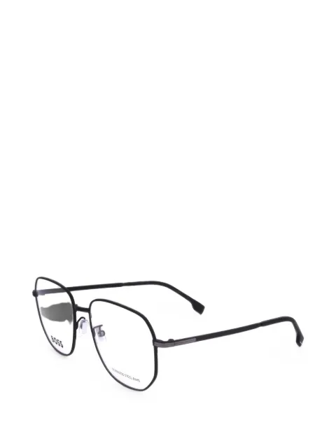 BOSS geometric-frame glasses