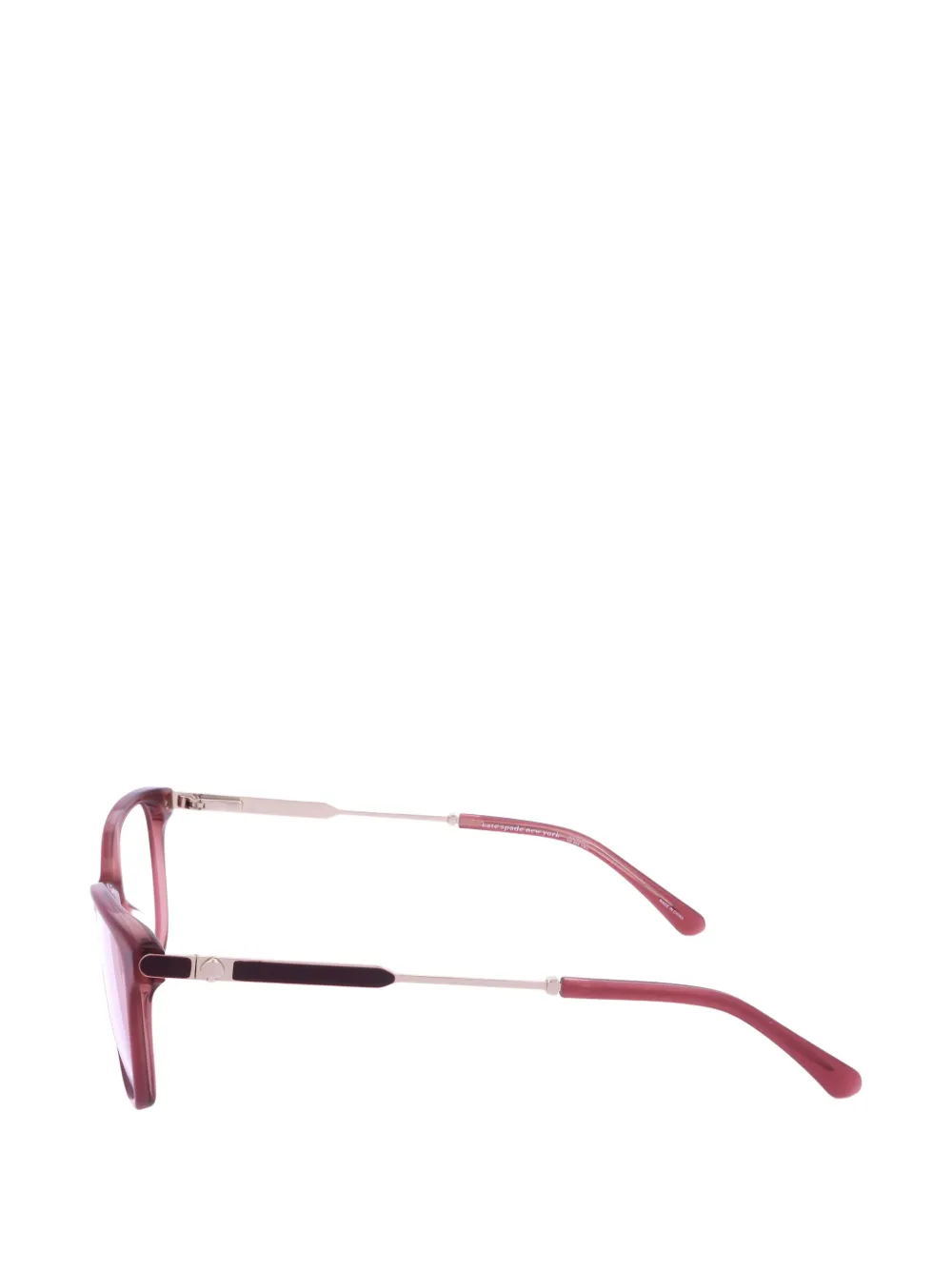 Kate Spade Bril met vierkant montuur Roze