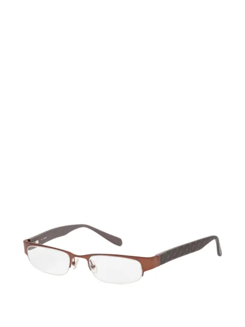 GUESS USA logo-print rectangle-frame glasses