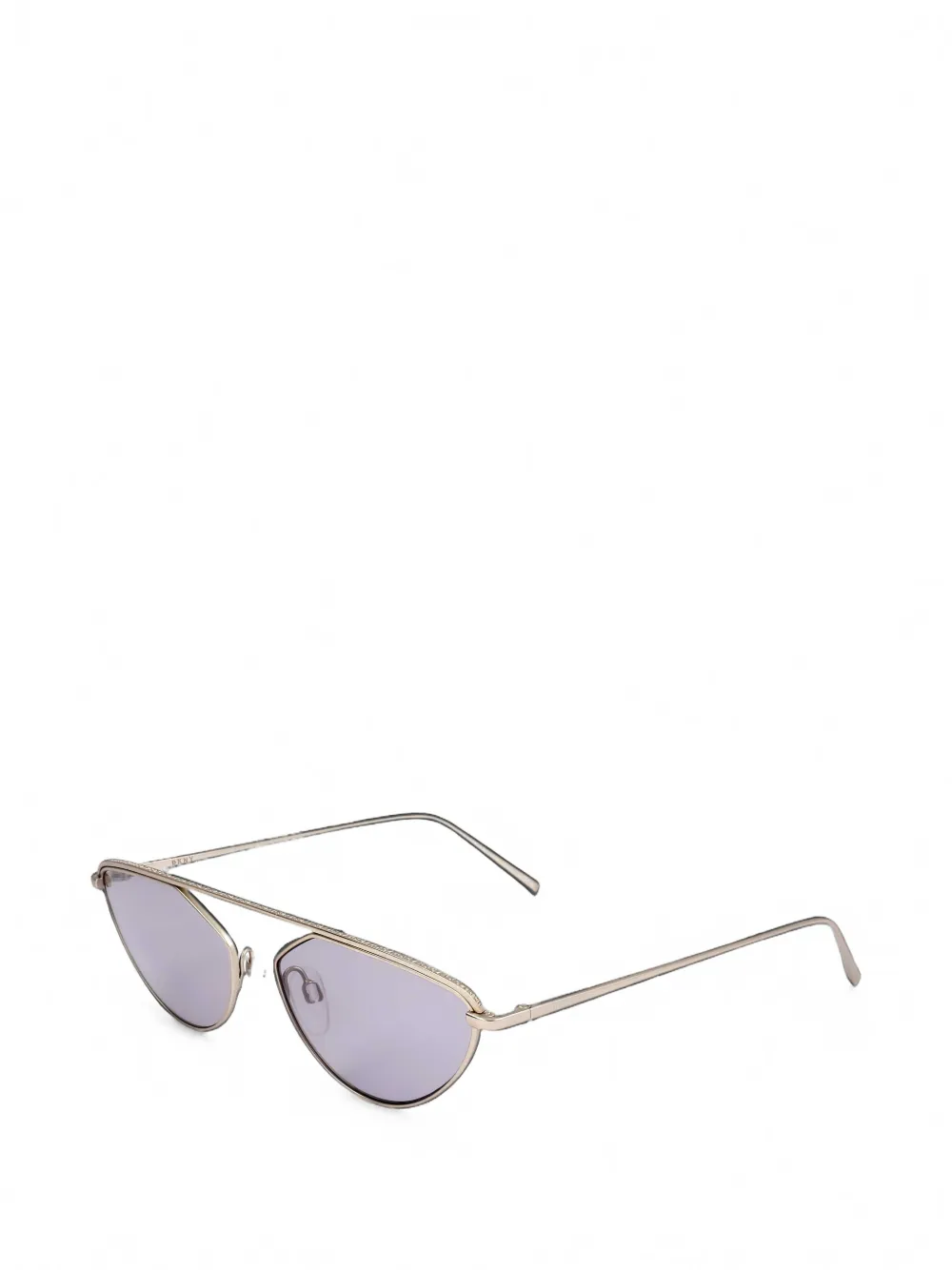 DKNY crystal-embellished geometric-frame sunglasses - Oro