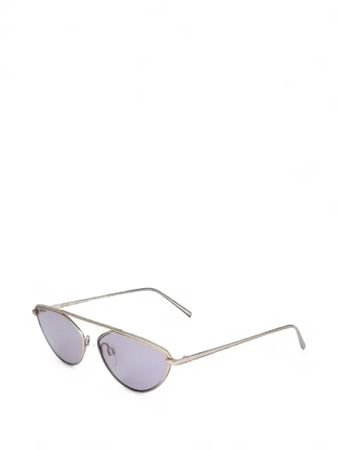 DKNY crystal-embellished geometric-frame sunglasses