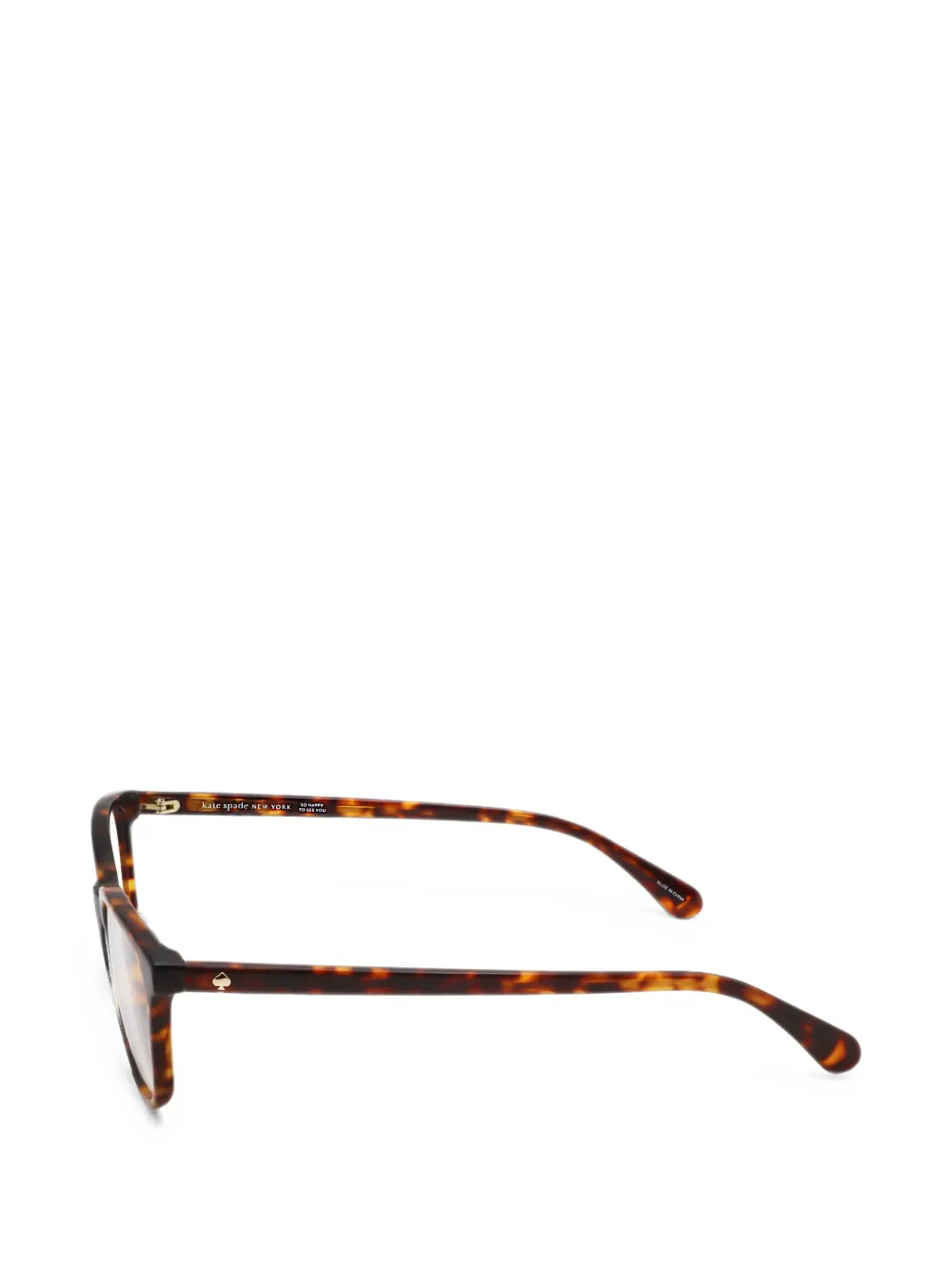 Kate Spade Haisley bril met rechthoekig montuur Bruin