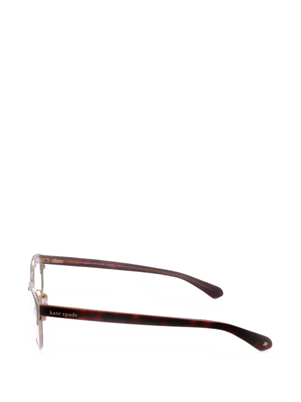 Kate Spade Emelyn bril met schildpadschild-design Zwart