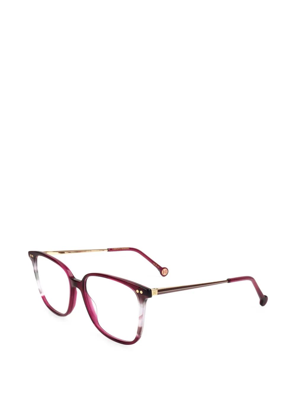 Carolina Herrera tortoiseshell-effect square-frame glasses · 47