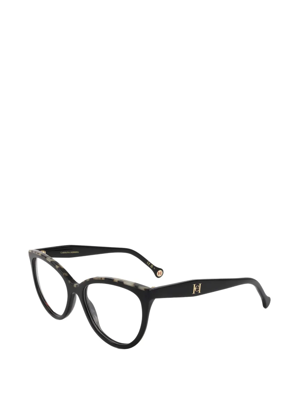 Carolina Herrera tortoiseshell-effect cat-eye glasses
