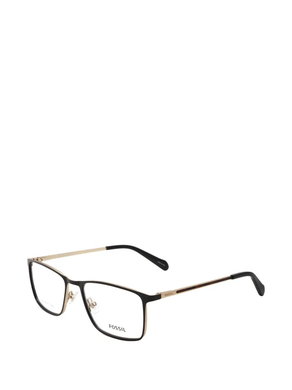 FOSSIL lentes con armazón rectangular | negro | Image 1