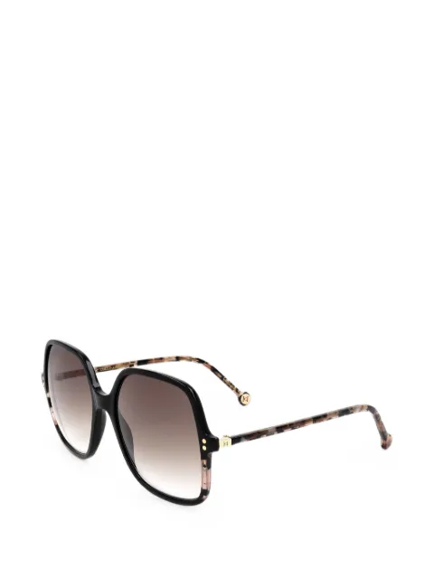 Carolina Herrera tortoiseshell-effect square-frame sunglasses