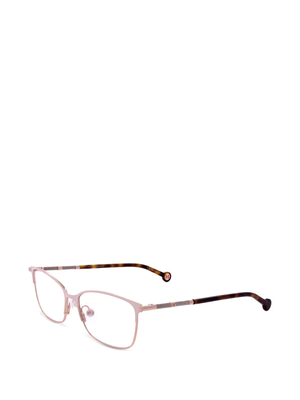 Carolina Herrera glitter-effect geometric-frame glasses