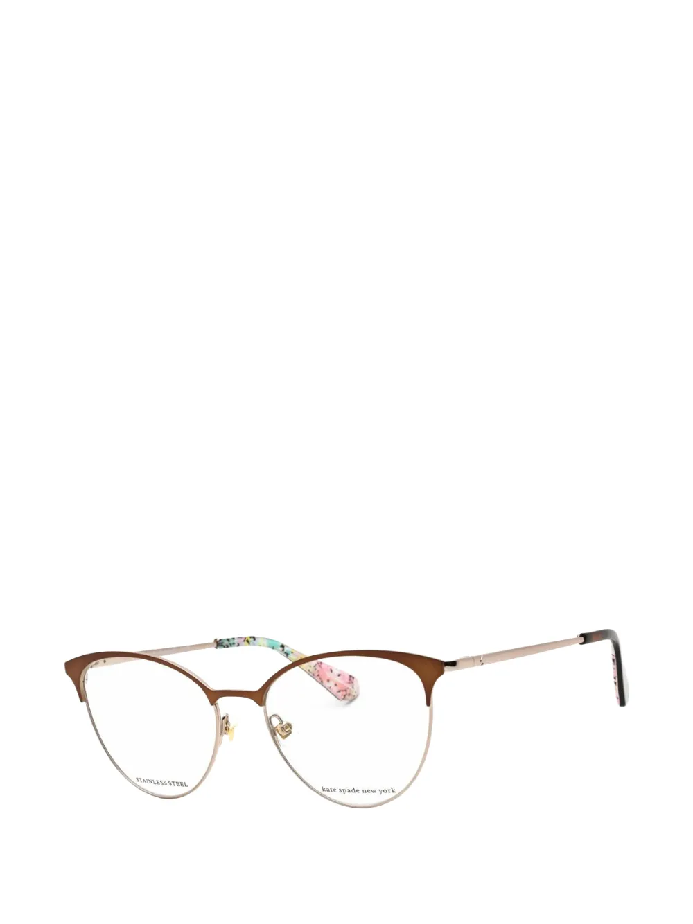 Kate Spade Izabel browline-frame glasses - Oro