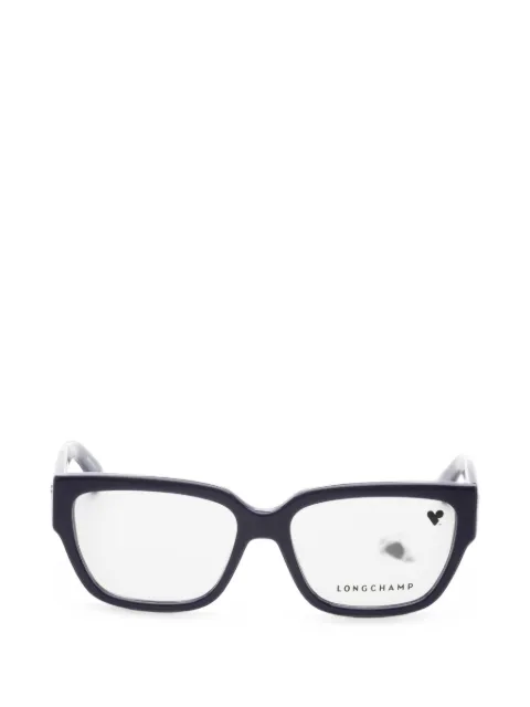Longchamp logo-plaque square-frame glasses