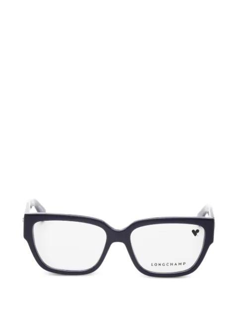 Longchamp logo-plaque square-frame glasses