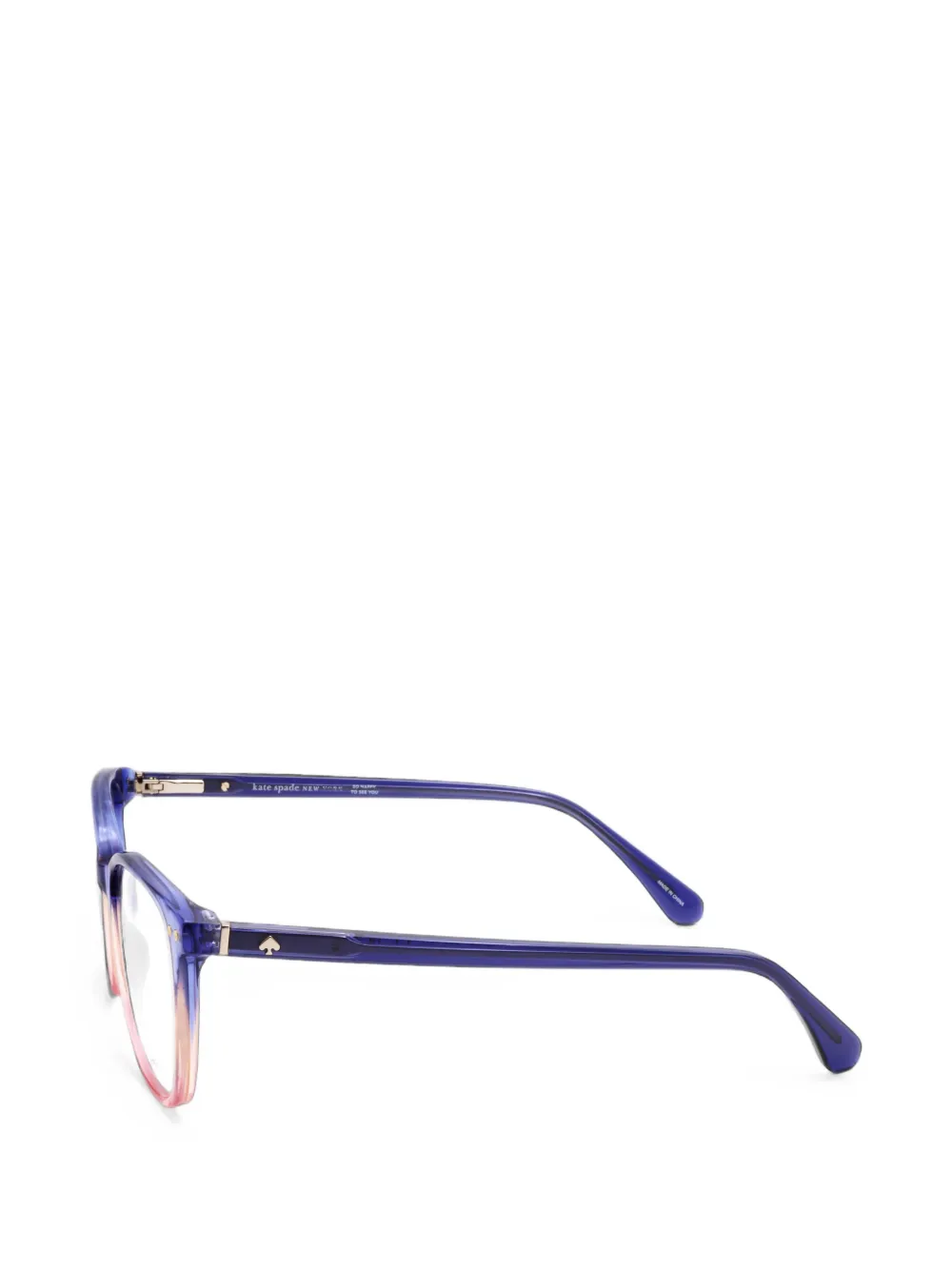 Kate Spade Joliet bril met vierkant montuur Blauw