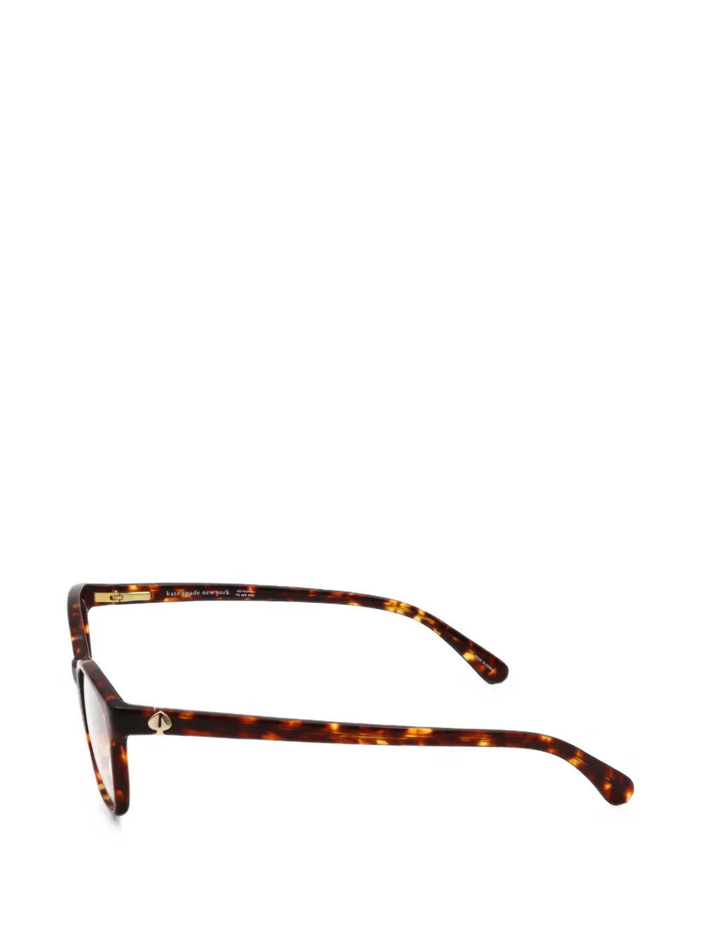 Kate Spade Luella bril met rond montuur Bruin