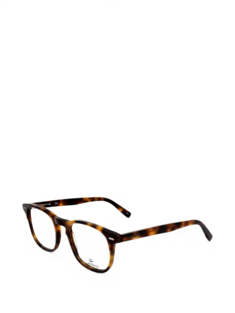 Lacoste tortoiseshell-effect square-frame glasses