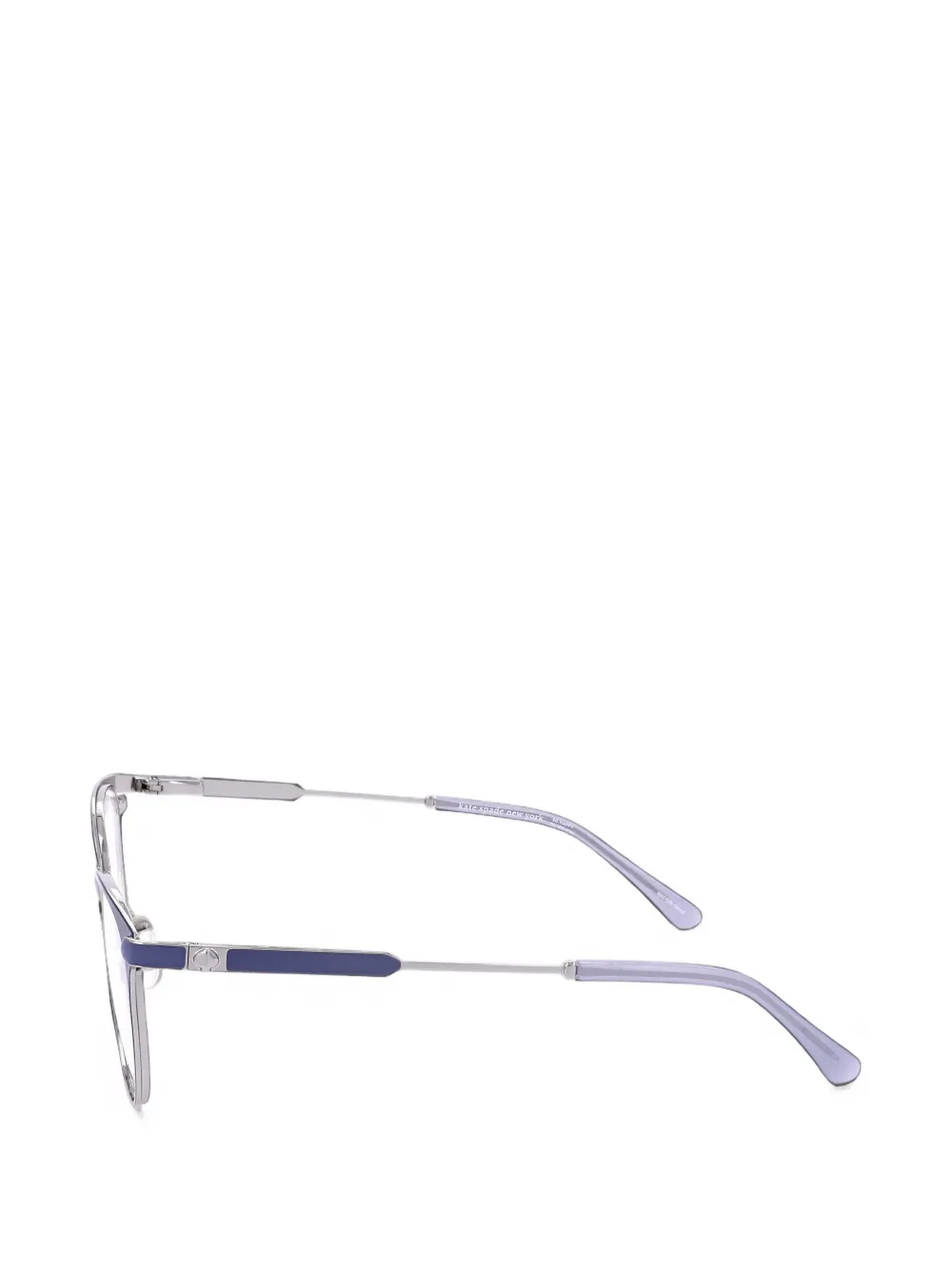 Kate Spade Lita bril met rond montuur Blauw