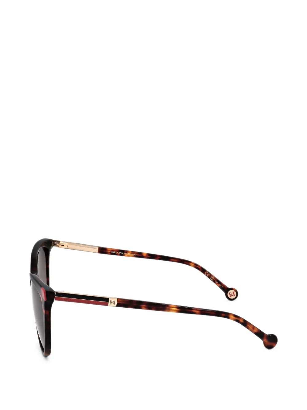 Carolina Herrera Zonnebril met cat-eye montuur Bruin