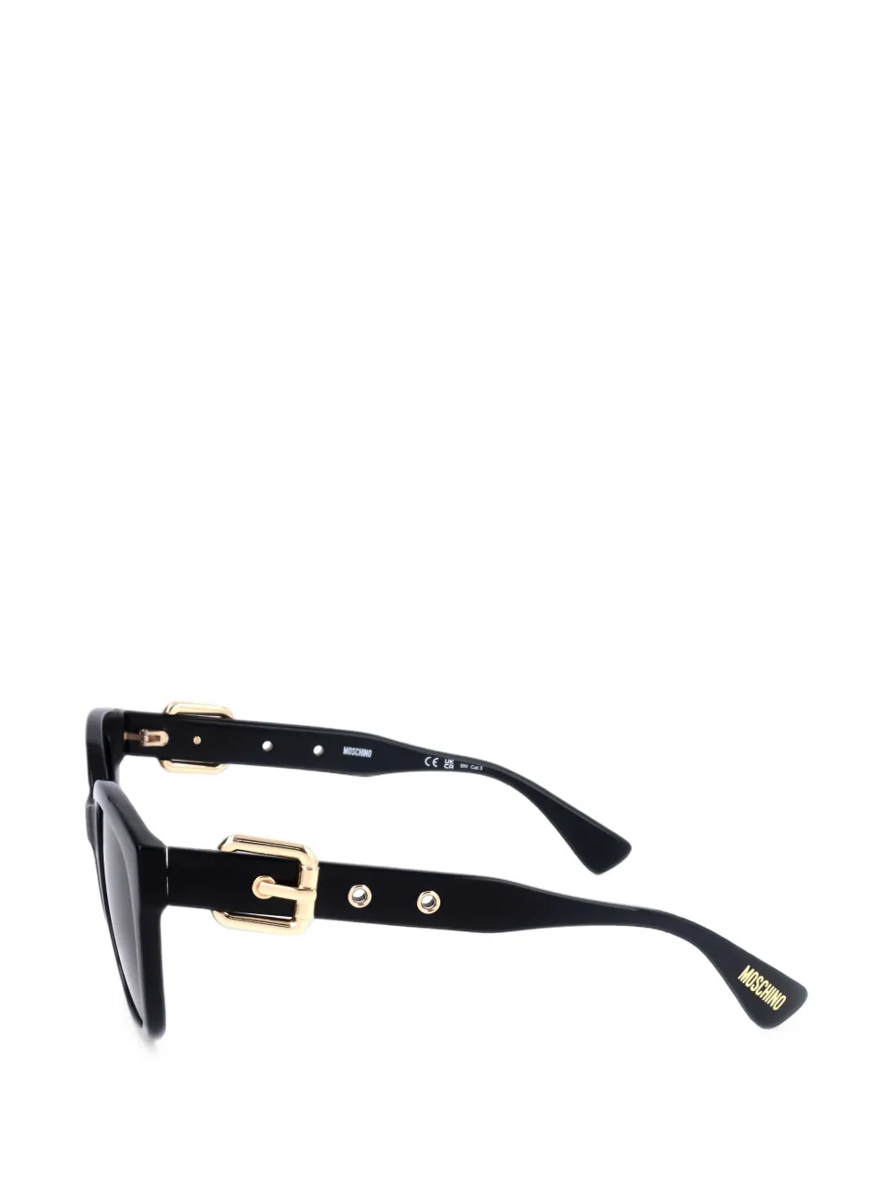 Moschino Eyewear Zonnebril met cat-eye montuur Zwart