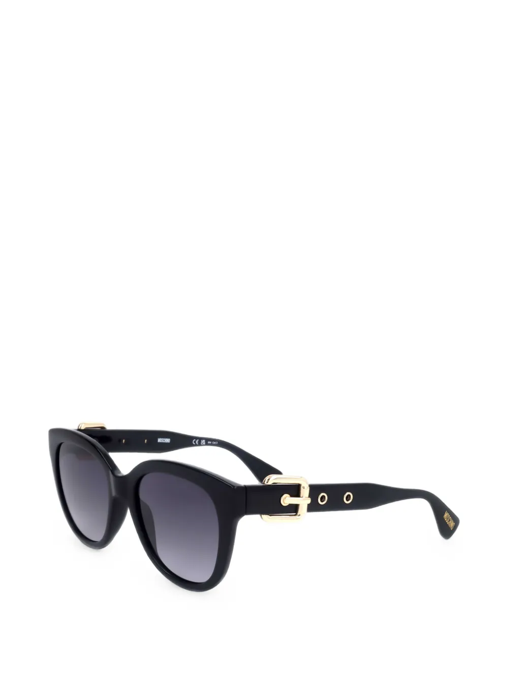 Moschino Eyewear Zonnebril met cat-eye montuur Zwart
