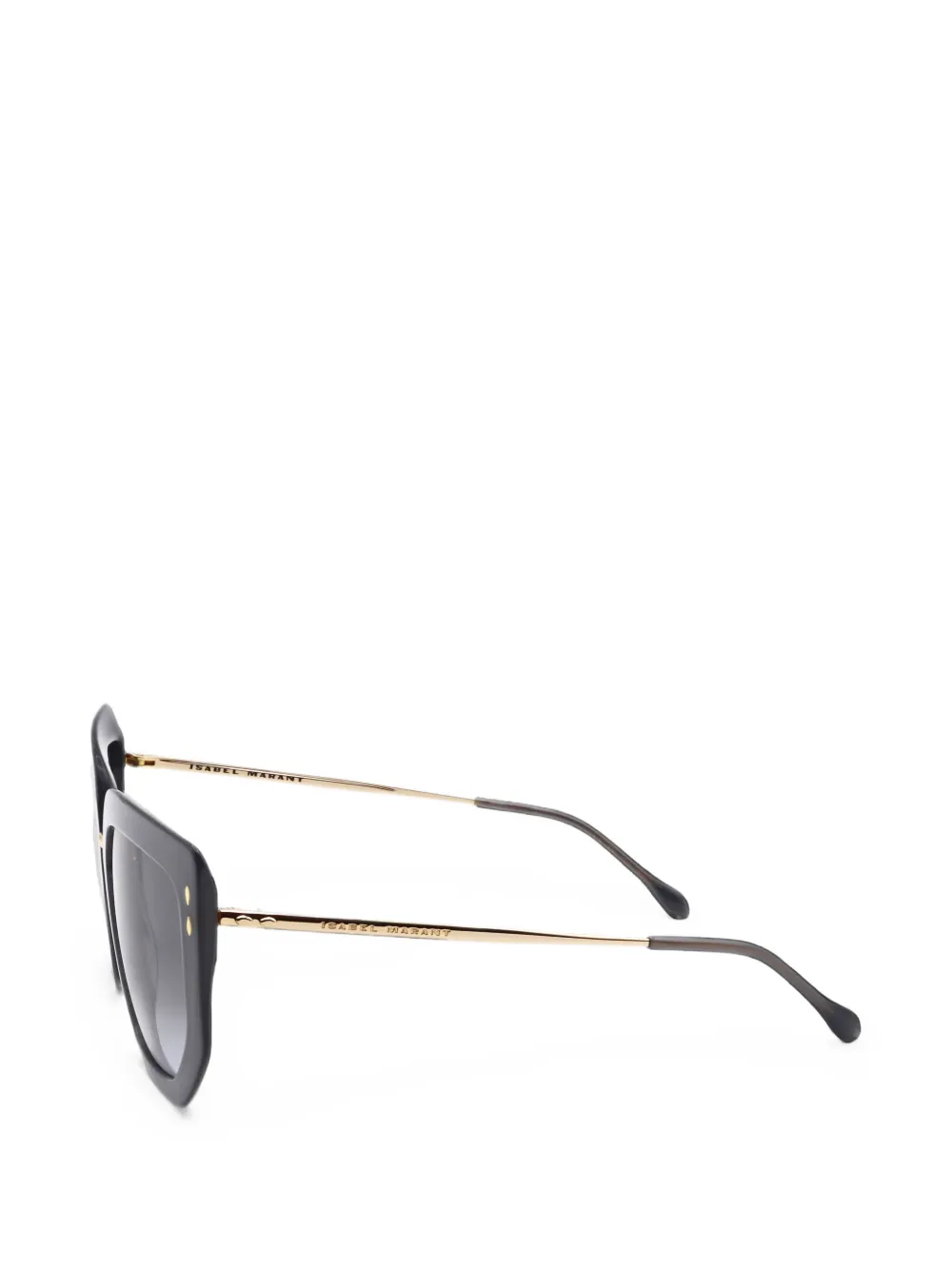 Isabel Marant Eyewear Zonnebril met geometrisch montuur Zwart