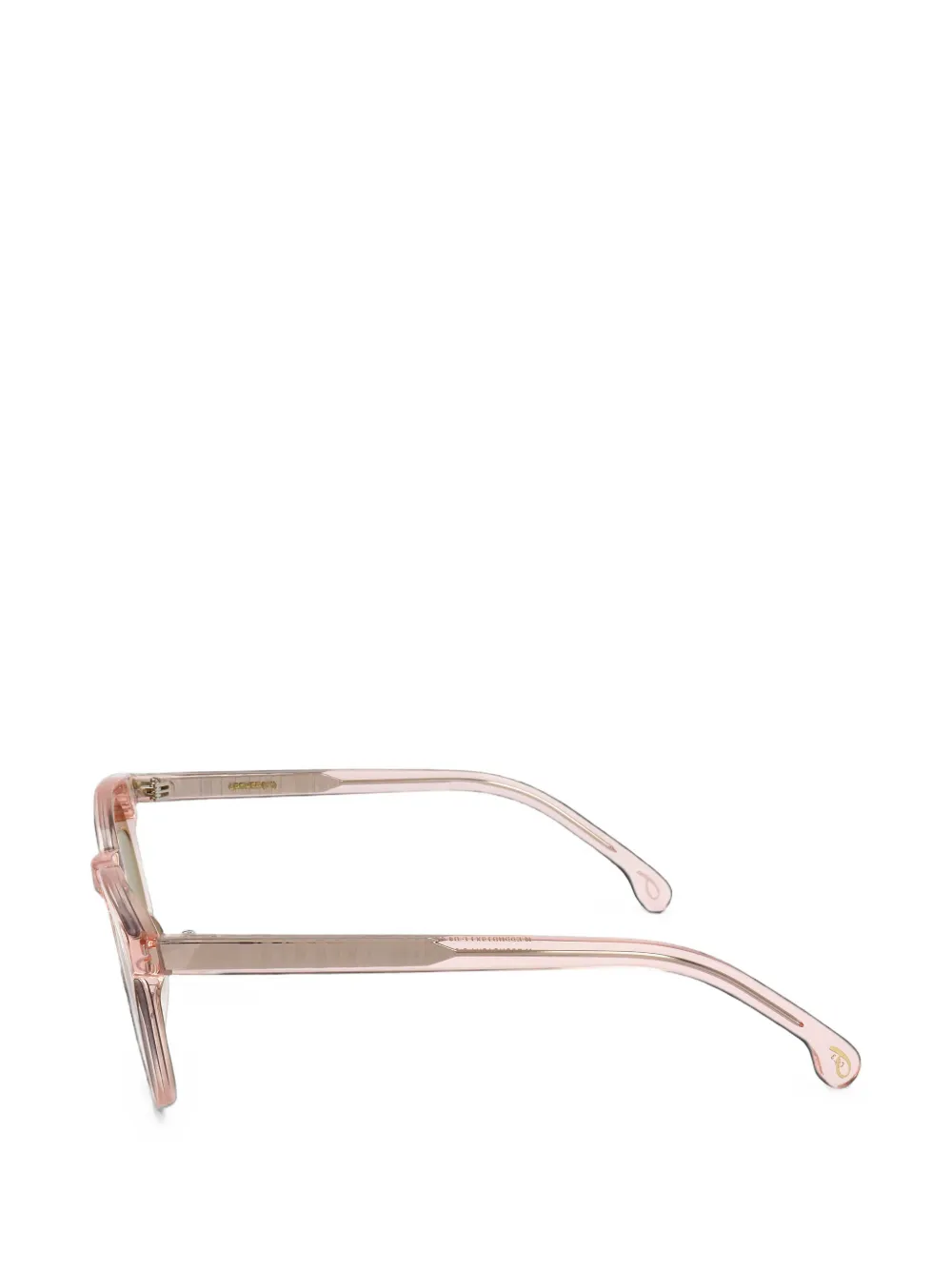 Paul Smith Archer zonnebril met rond montuur Roze