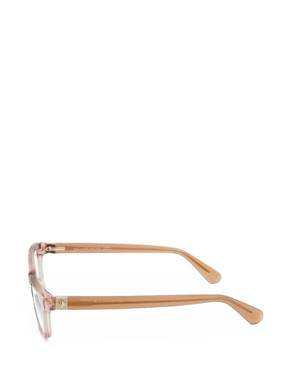 Kate Spade Renne bril met rechthoekig montuur Roze