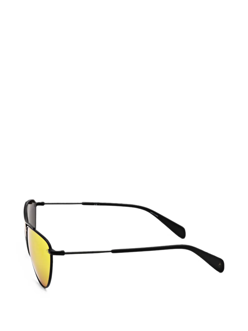 RAG & BONE EYEWEAR Zonnebril met piloten montuur Zwart