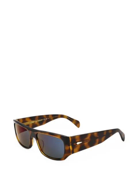 RAG & BONE EYEWEAR tortoiseshell-effect rectangle-frame sunglasses