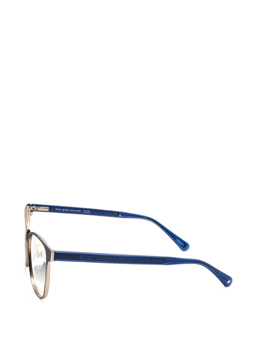 Kate Spade Seline bril met geometrisch montuur Blauw