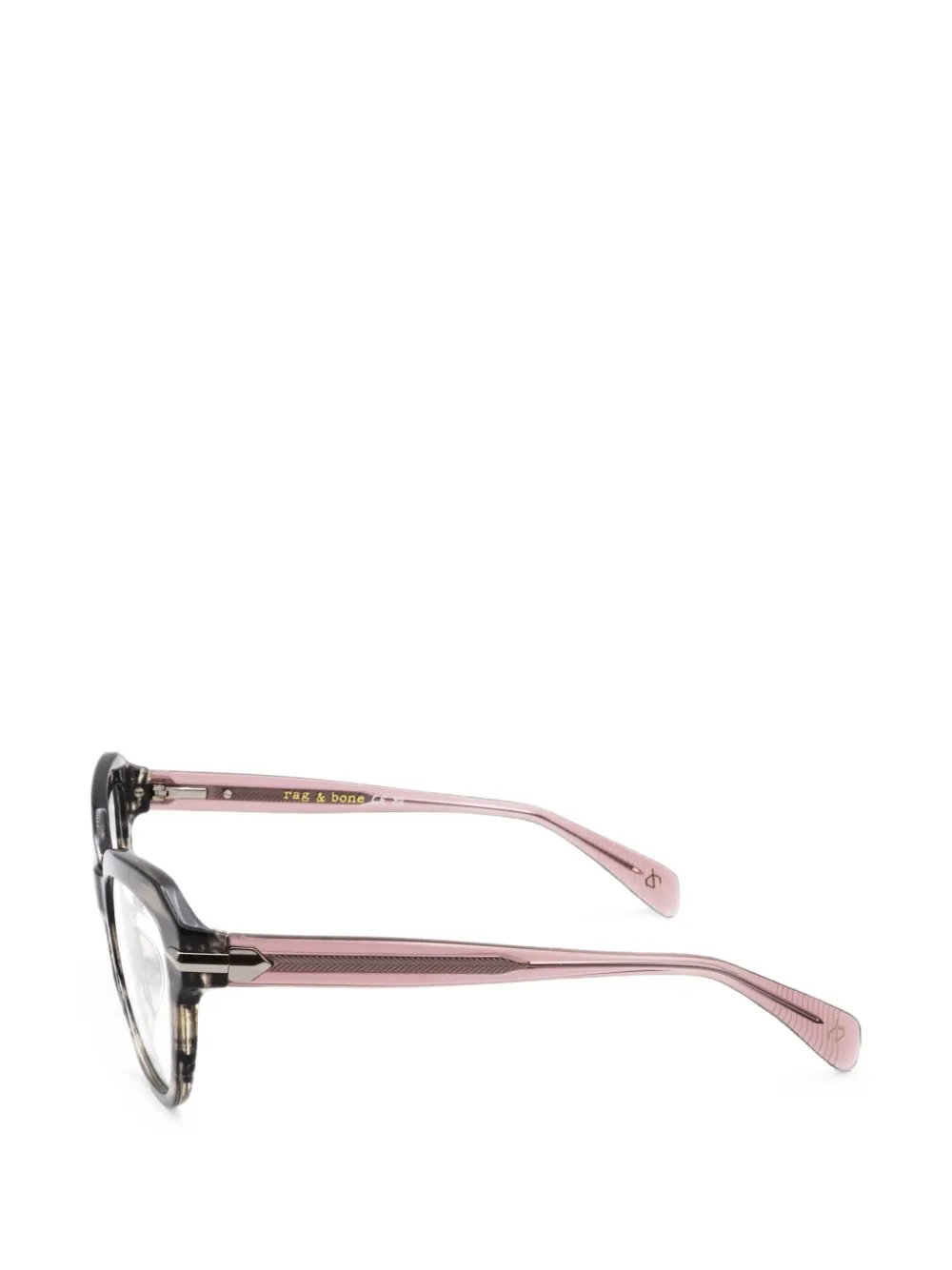 RAG & BONE EYEWEAR Bril met geometrisch montuur Grijs