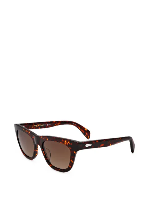 rag & bone tortoiseshell-effect square-frame sunglasses
