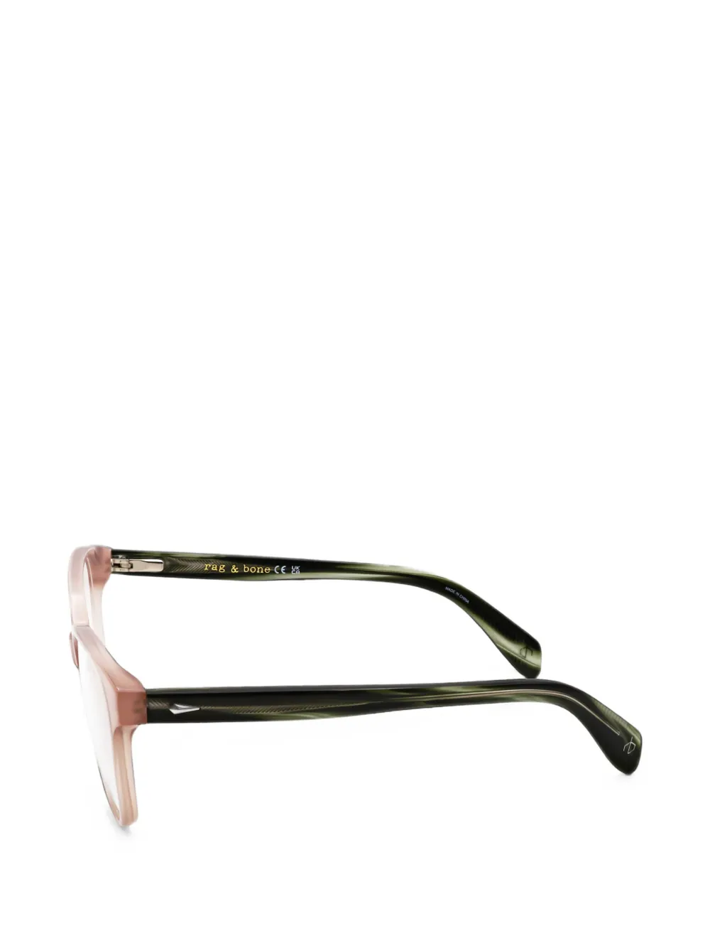 RAG & BONE EYEWEAR Bril met logodetail Roze