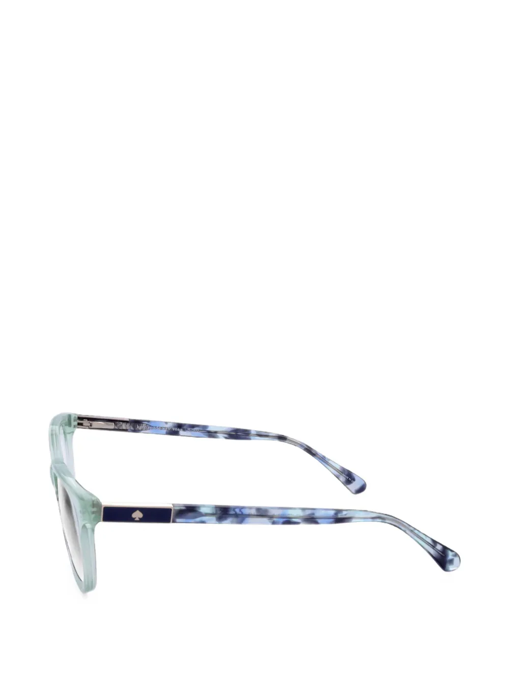 Kate Spade Joshann bril met rond montuur Groen
