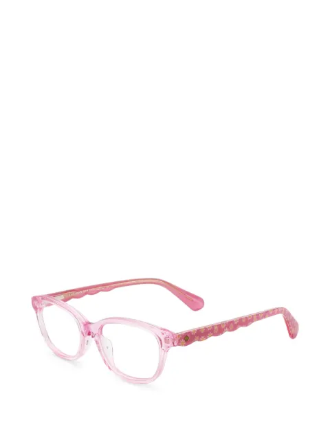 Kate Spade gafas Jemma con estampado floral y montura rectangular