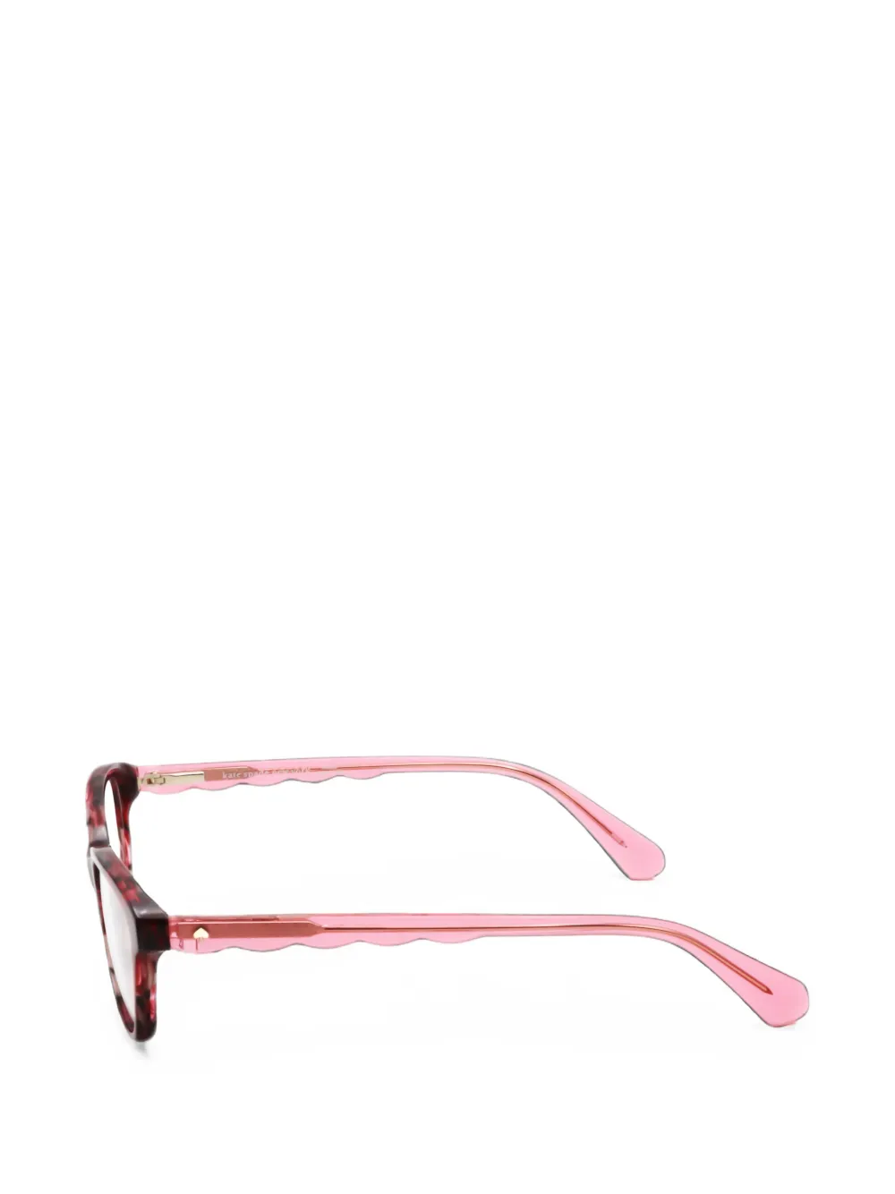 Kate Spade Bril met schildpadschild-effect Rood