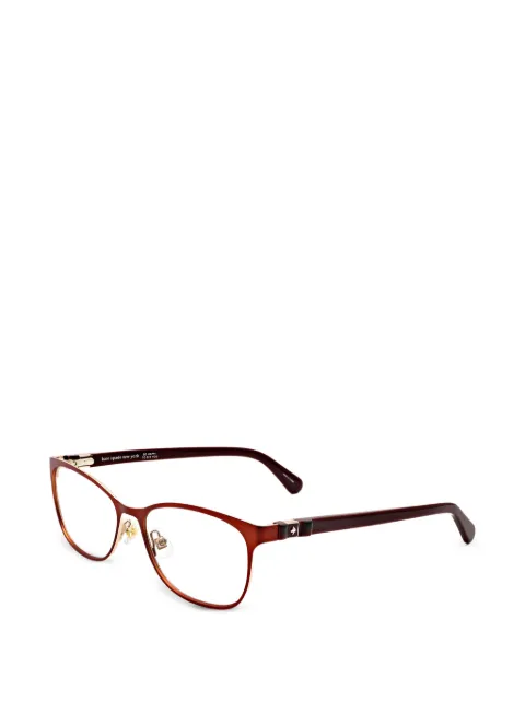 Kate Spade logo-plaque cat-eye glasses