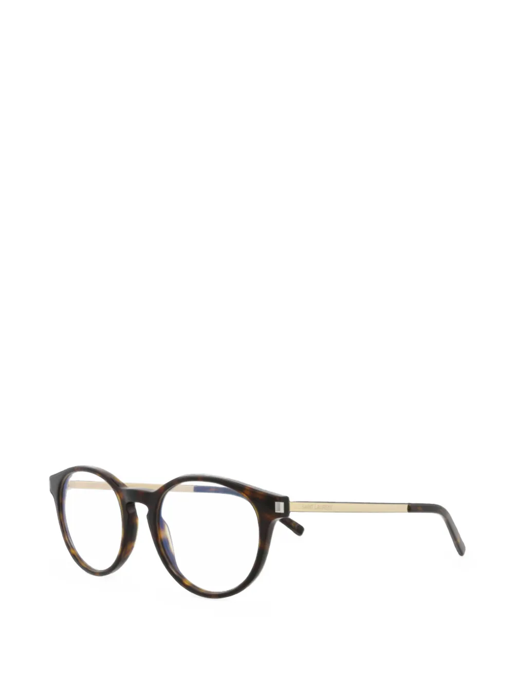 Saint Laurent Eyewear round-frame tortoiseshell glasses · 47