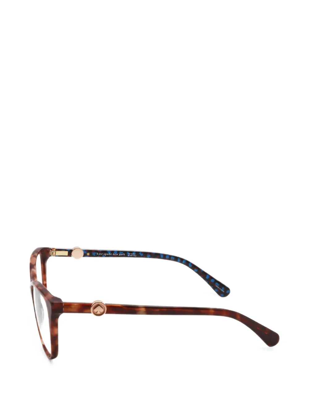 Kate Spade Taya bril met schildpadschild-effect Bruin