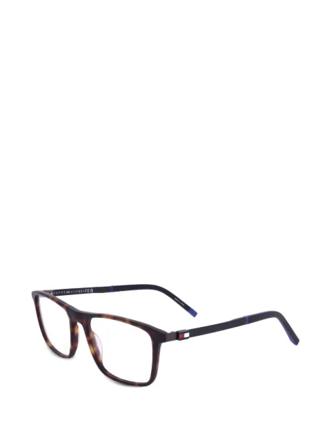 Tommy Hilfiger lunettes de vue à effet écailles de tortue