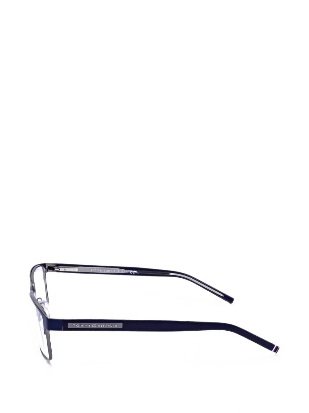 Tommy Hilfiger Bril met rechthoekig montuur Blauw