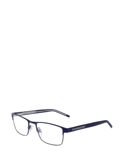 Tommy Hilfiger matte-finish rectangle-frame glasses