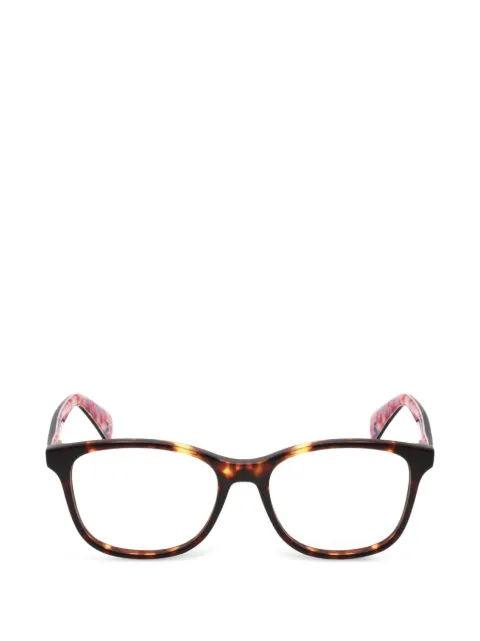 Kate Spade tortoiseshell-effect rectangle-frame glasses