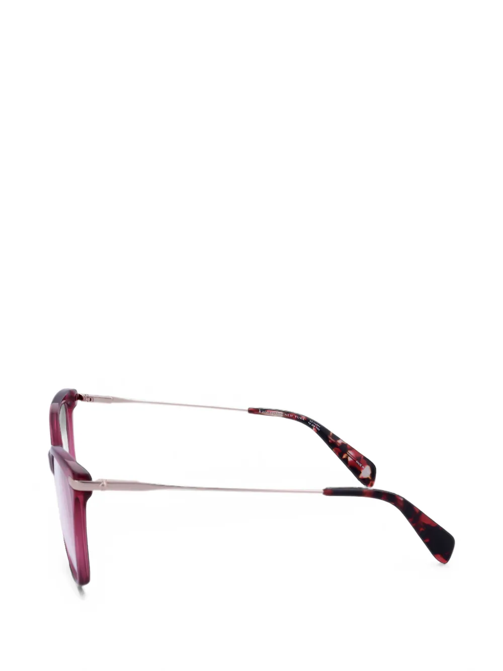 Kate Spade Teya bril met geometrisch montuur Paars