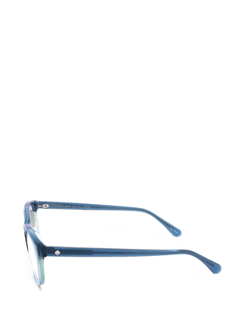 Kate Spade Suki bril met rond montuur Blauw