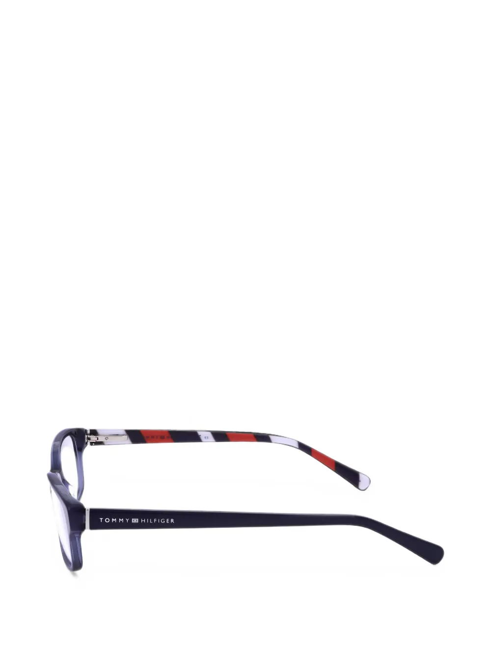 Tommy Hilfiger Bril met rechthoekig montuur Blauw