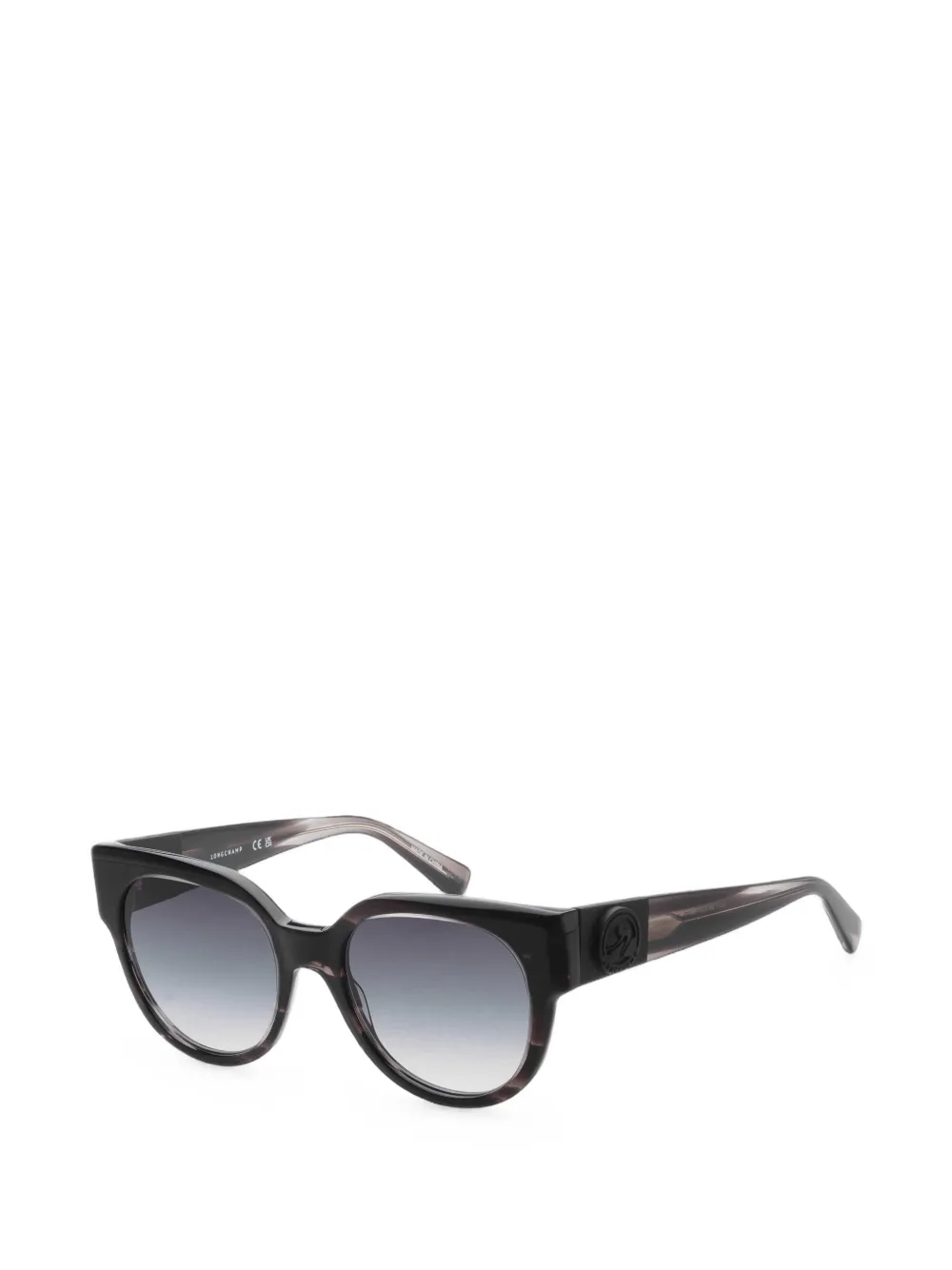 Longchamp round-frame sunglasses - Nero