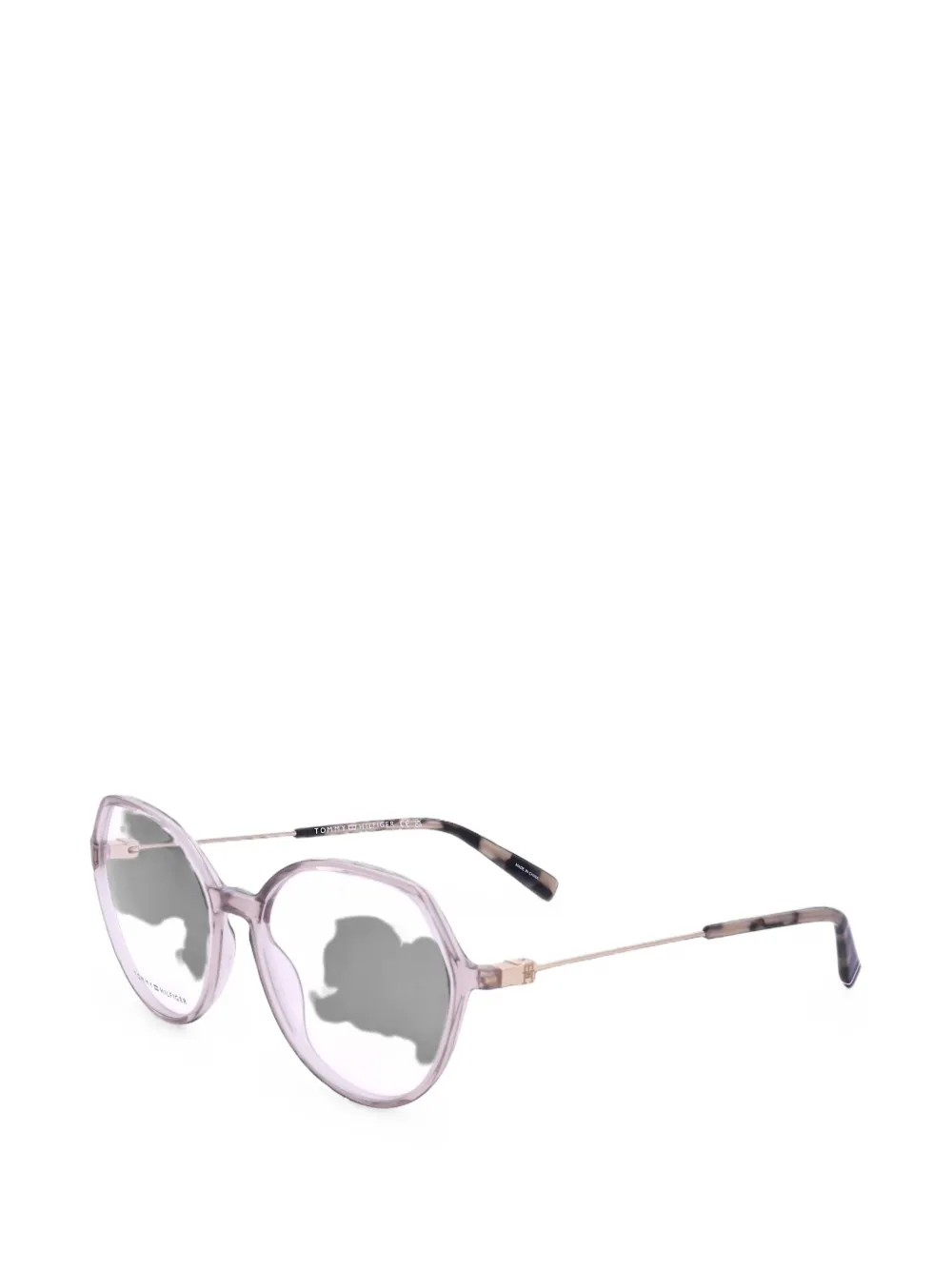 Tommy Hilfiger geometric-frame glasses - Oro